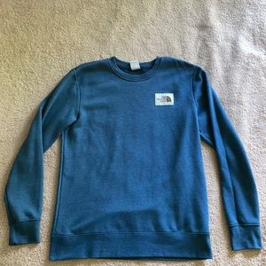 North Face men’s blue crew neck (L)